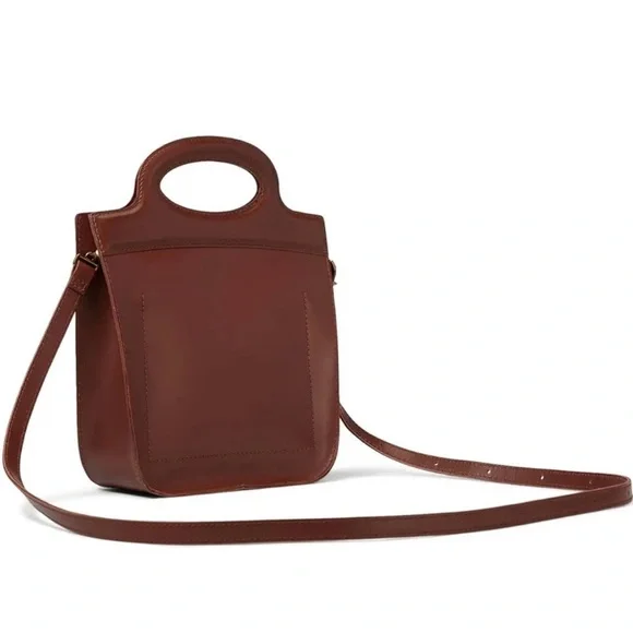 NWT Madewell The Toggle Crossbody Bag In Cherry Wood - Picture 2 of 12